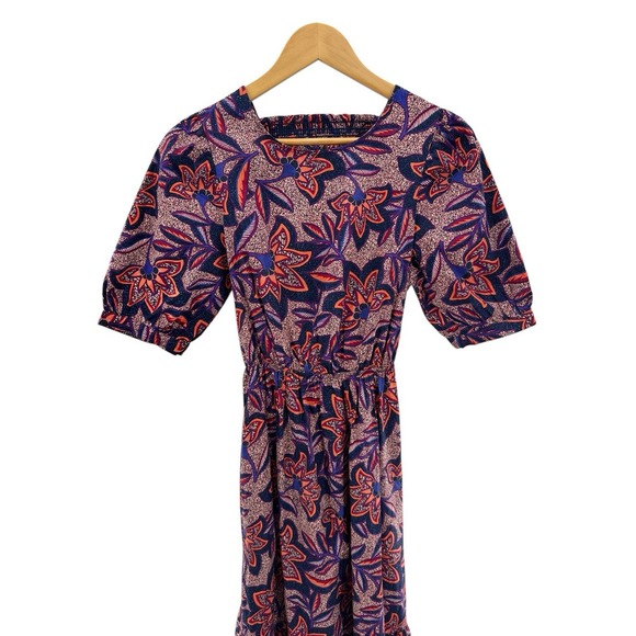 NWT Evereve Noelle Open Back Cut Outdoor Floral Print Maxi Dress Women's Size XS - Picture 4 of 11